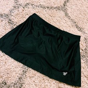 black athletic skirt